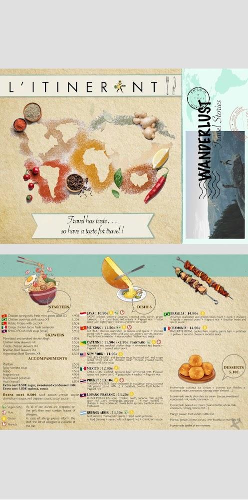 L'itinérant - Menu Image 2